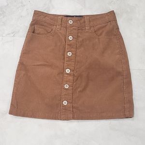 Hollister Corduroy Mini Skirt